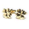 Kamakura Cufflinks Workshop Gold Clover Cufflinks cf1730 Четырехлистный