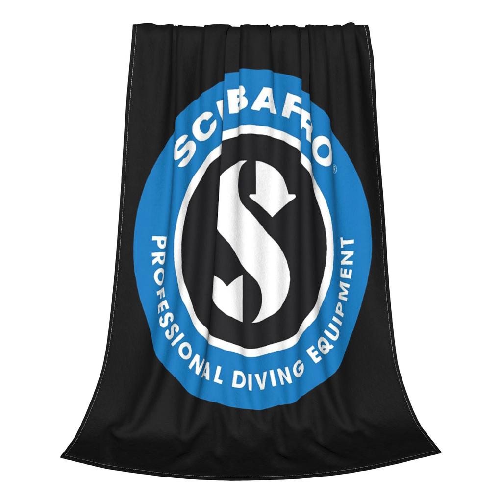 Фланелевое покрывало Scubapros Diving Logo Теплое плюшевое одеяло Мягкое покрывало для кровати Гостиной Дома Путешествий Дивана