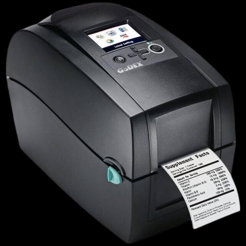 GODEX RT230i Desktop Label Barcode Printer CN plug (adapter included)