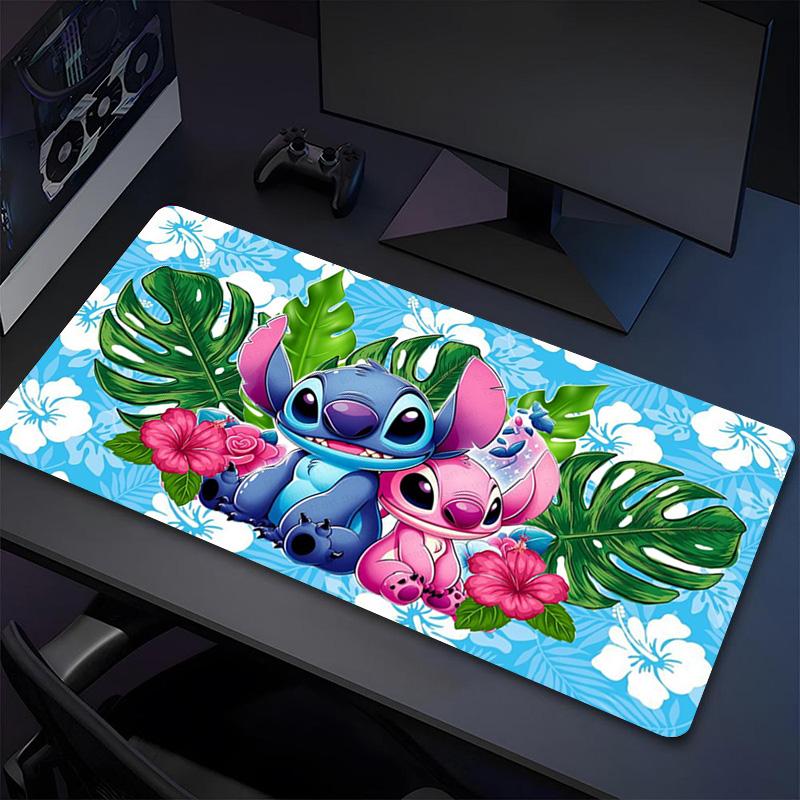 Lilo Stitch Xl Gaming Mouse Pad Nonslip Rubber Base Stitched Edge Waterproof Desk Mat For Pc Laptop Gamer Office Computer Accessories C9292