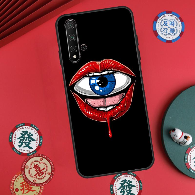 Чехол 'Глаз Монстра Рука' для Huawei Nova Y73 Y72 Y90 Y70 Y60 Y91 Y61 12s 12i 11i 8i 9 10 SE P40 Lite P60 P30 Pro