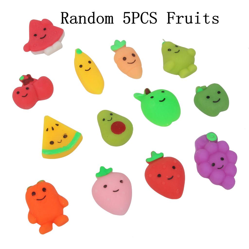 Мультяшные Животные Игрушки для Снятия Стресса Для Мальчиков Девочек День Рождения Подарок на Вечеринку Хэллоуин Фруктовые Животные Наполнитель Карнавал Детская Вечеринка Принадлежности