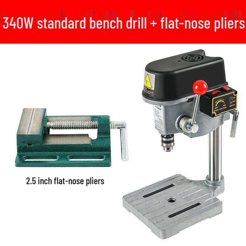 High Precision Mini 220V Bench Drill: Industrial Grade Multifunctional Drill Press for Household Use