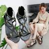 Fashion Flat Sandals Women Summer Fashionable Versatile Soft-Soled Comfortable and Lightweight Slip-On Shoes Open Toe Toe Roman Style