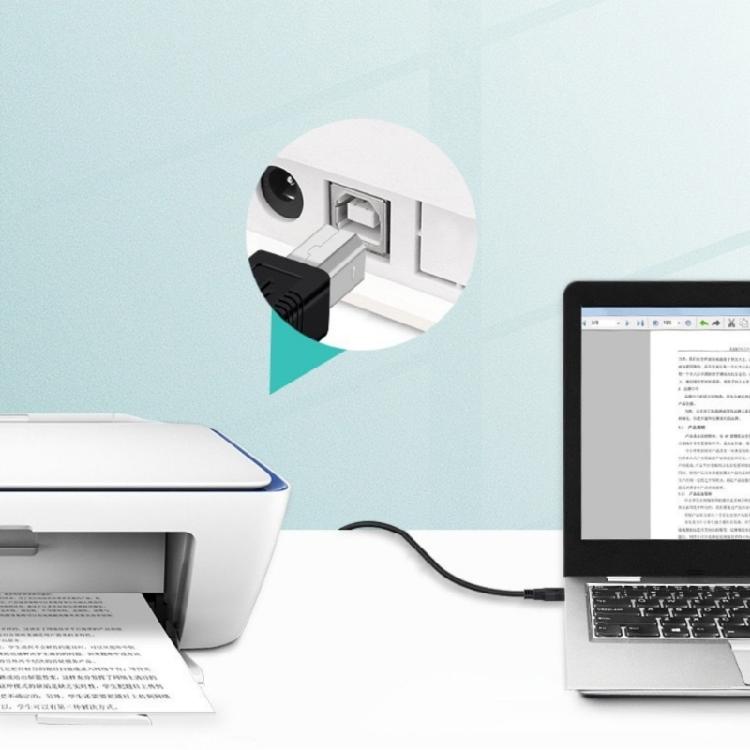 Кабель USB C на USB B Кабель для передачи данных С шумоподавлением Подходит для безопасного подключения принтера сканера