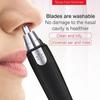 1pc Precision Nose & Ear Hair Trimmer - Pain-Free, High-Performance for Women & Men - Durable Stainless Steel Blade, Whisper-Quiet, Battery-Operated,