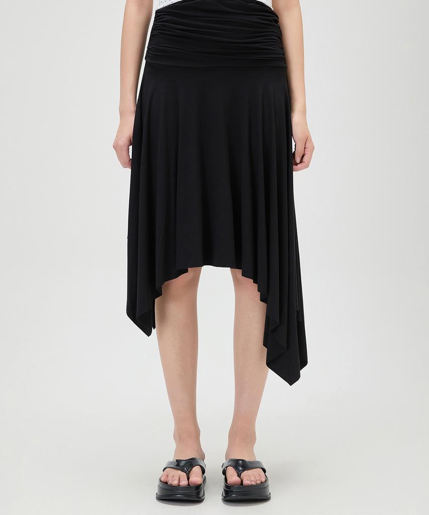 MIXXO Асимметричная длинная юбка с эластичной сборкой на талии Re Wmg47Ms_Miwwmg57Qg