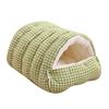 Non-slip Pet Bed Shy Dog Hiding Spot Cozy Plush Cat Nest Bed Soft Winter Pet Cave House Tent for Indoor Cats Puppies Removable