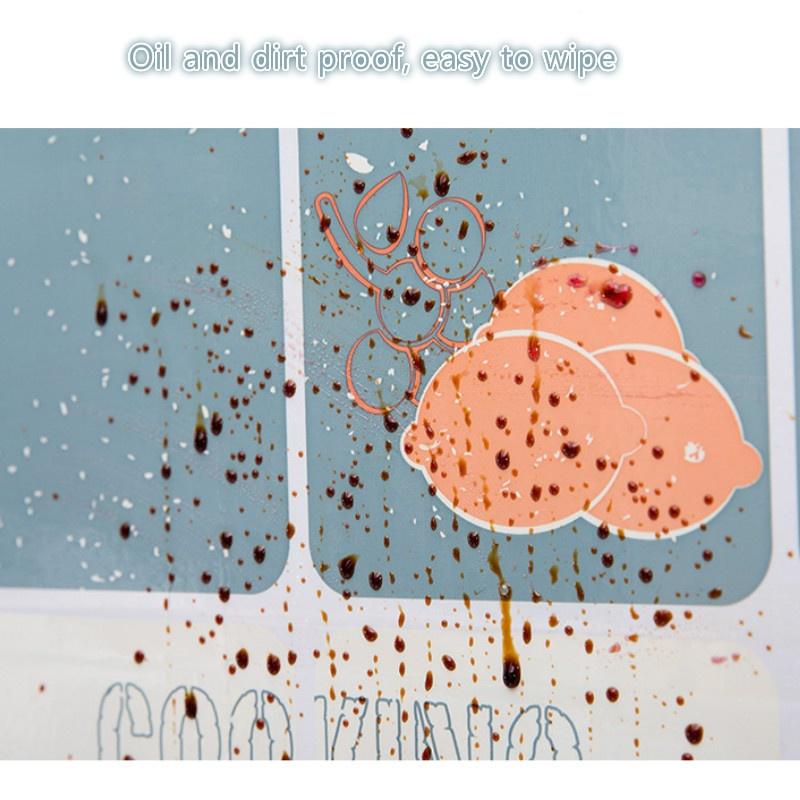 2 шт., кухонные пленки, наклейки на стену, водонепроницаемые и маслостойкие, высокотемпературные, наклейки на керамическую плитку