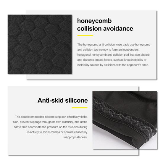 Наколенники компрессионные мягкие длинные рукава для защиты колена для баскетбола