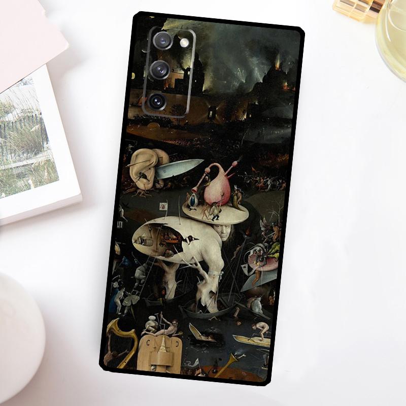 Hieronymus Bosch Art Painting Funda For Samsung Galaxy S23 Ultra S22 Plus S20 S21 FE S8 S9 S10 Note 10 20 S24 Ultra Case