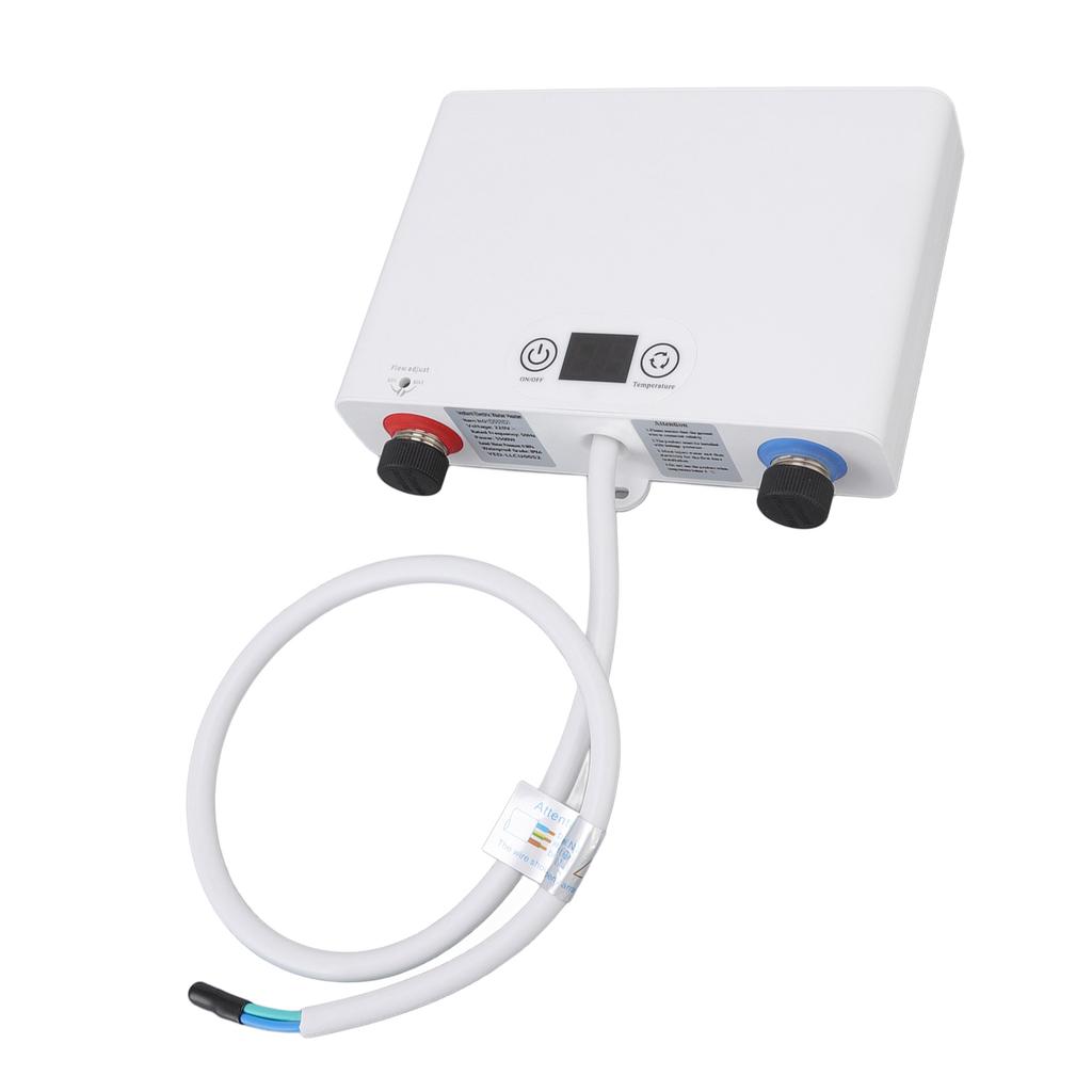 220V Instant Water Heater 5500W Electric Tankless Water Hot Heater with G1/2 Caliber for Household