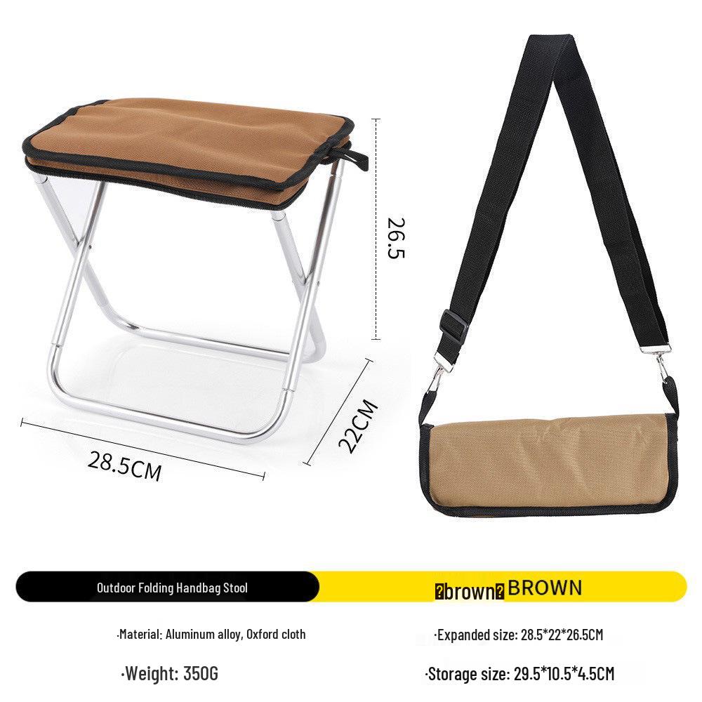 Ultra-Light Portable Folding Aluminum Camping Stool