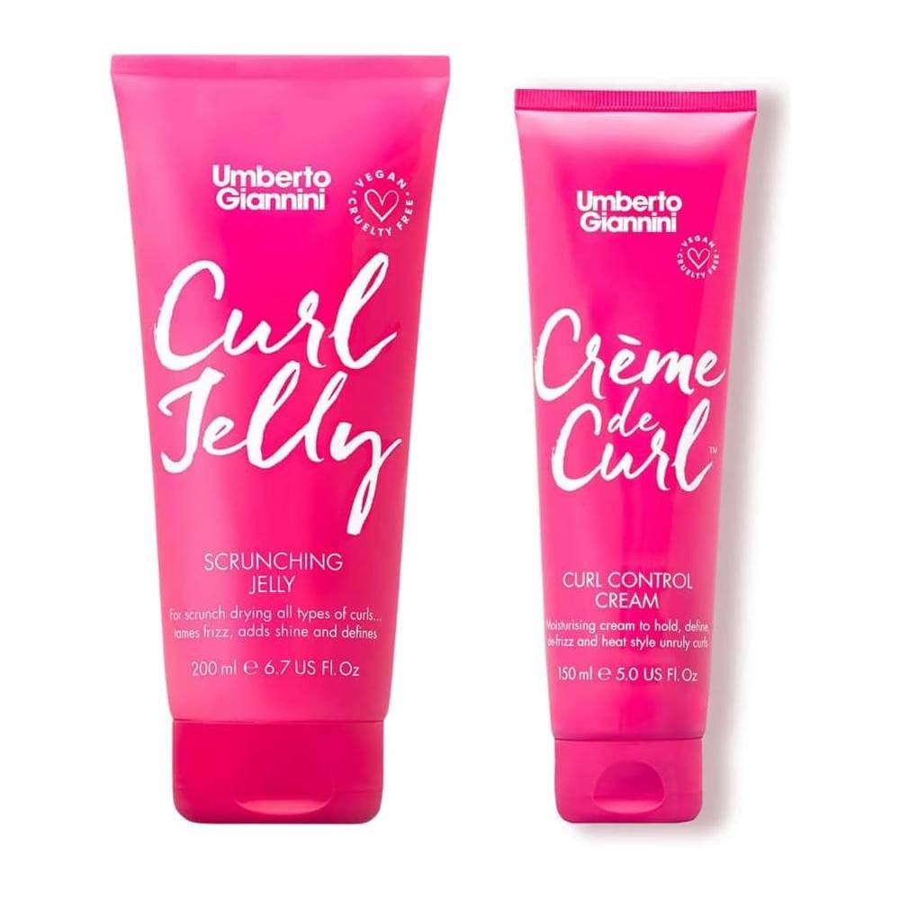 Umberto Giannini Гель-желе для кудрей Scrunching Jelly 200 мл Крем для контроля завитков 150 мл 1 шт
