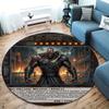 Resident Evil Round Area Rug Carpet Rug For Living Room Bedroom Sofa Playroom Decor Nonslip Floor Mat