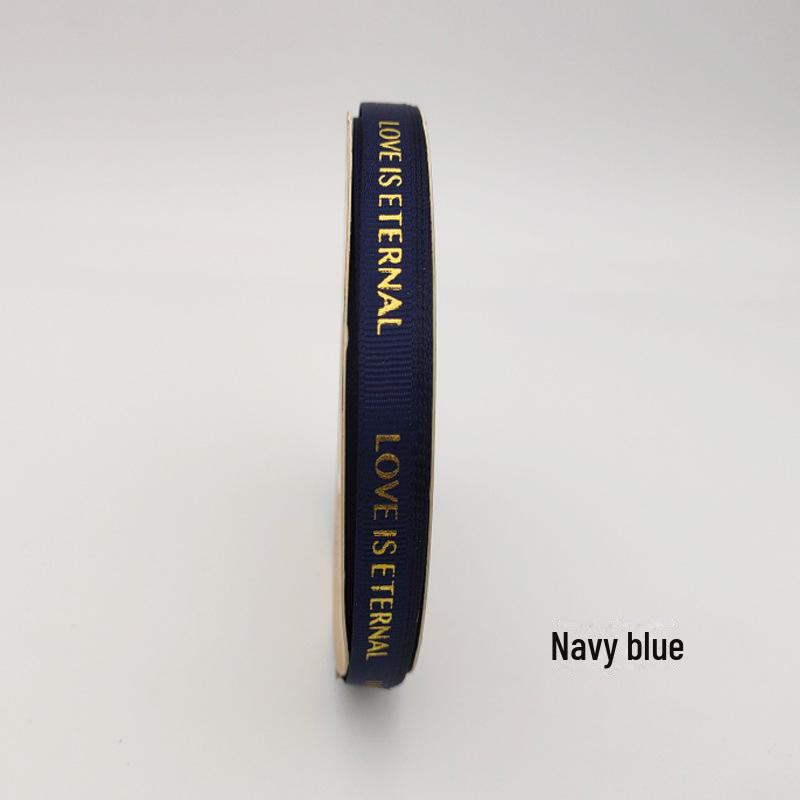 1 см качественная термофиксированная лента для горячего тиснения с нитками для упаковки цветов с надписью