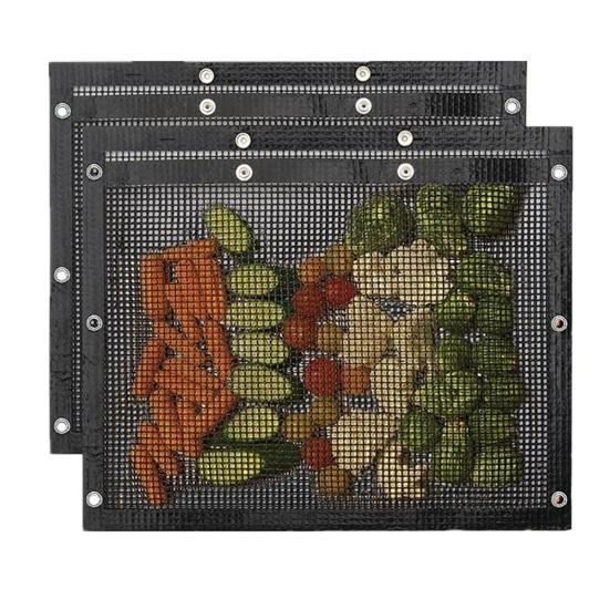 Сетчатый мешок для гриля, антипригарный многоразовый мешок для гриля на открытом воздухе, термостойкие аксессуары для гриля для барбекю, овощи, мясо, газовые угольные курильщики, электрические грили