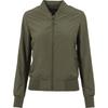Build Your Brand Womens/Ladies Nylon Bomber Jacket
