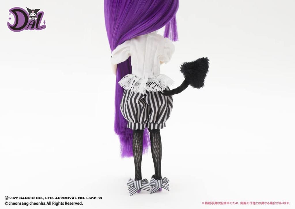 Groove DAL Kuromi x Dal Collaboration Doll x DAL Collaboration Высота 268 мм Подвижная фигурка из окрашенного АБС-пластика (Кукла Куроми) Д-171 примерно. Немасштабируемый