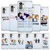 Greys Anatomy Nurse Doctor Новый квадратный прозрачный чехол для телефона Xiaomi Redmi Note 12 11 9S 9 8 10 Pro+ 7 8T 9C 9A 8A K40 игровой чехол
