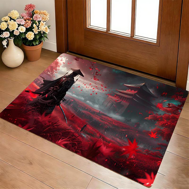 Samurai Forest Living Room Nonslip Area Rug Soft Carpet For Bedroom Game Playroom Sofa Office Home Decor Doormat Christmas Gift C9302810