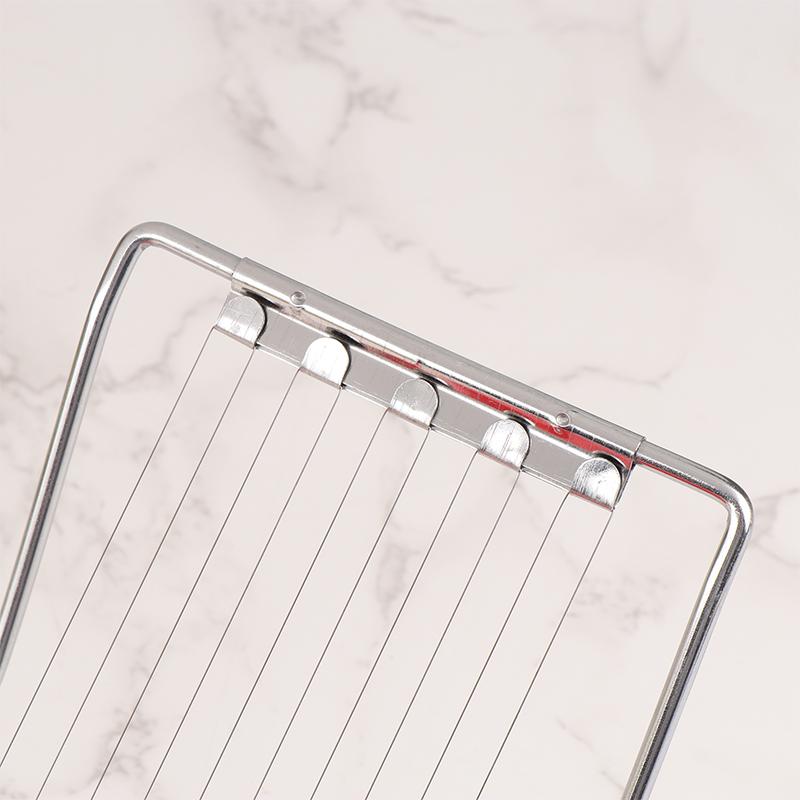 Слайсер для мясного хлеба 304 Усиленная нержавеющая сталь Слайсер для вареных яиц фруктов мягкого сыра Резак для спама Слайсер для консервированного мяса