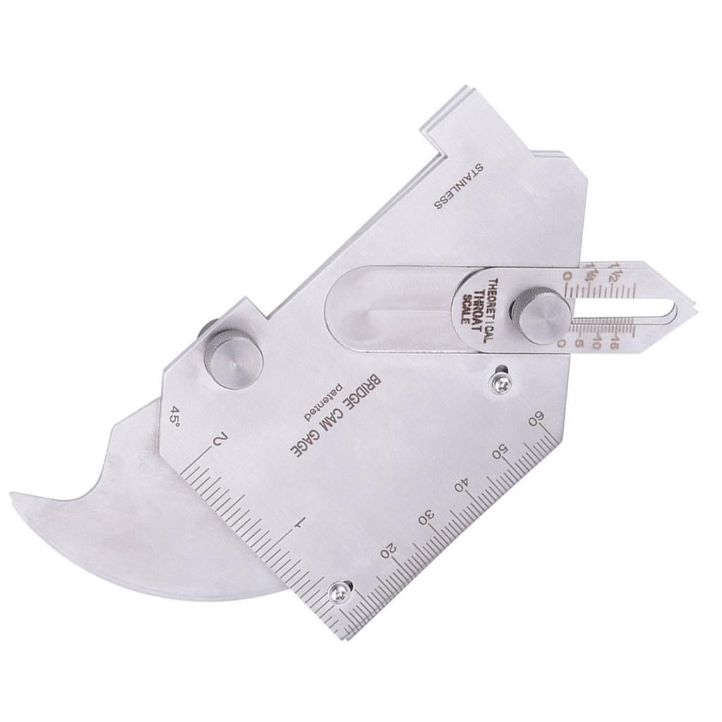 MG 8B Bridge Cam Welding Gauge Welded Surfaces Joint Undercut Fillet Leg Throat Gage