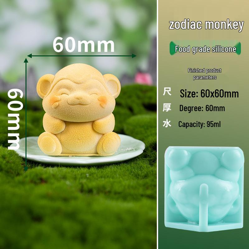 **Силиконовые формы со знаком зодиака: 3D Мультяшный Набор для Украшения Шоколада и Тортов**