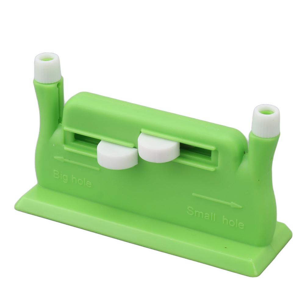 Orange/Green Needle Threader Double Head Threading Tool Durable Sewing Accessory Sewing Work