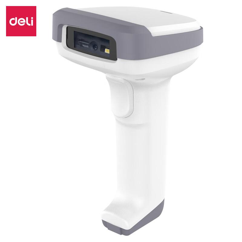 Deli Wired Handheld 1D 2D Barcode QR Code Scanner