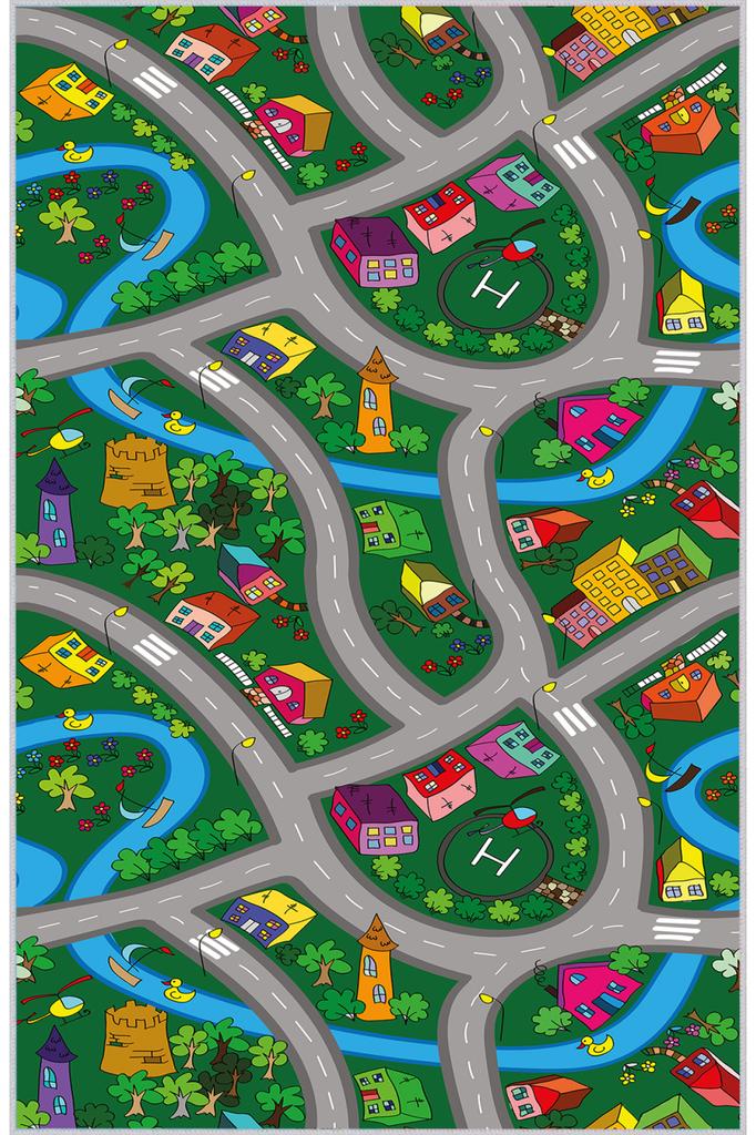 Eliana Home Washable Printed Carpet LNA4006