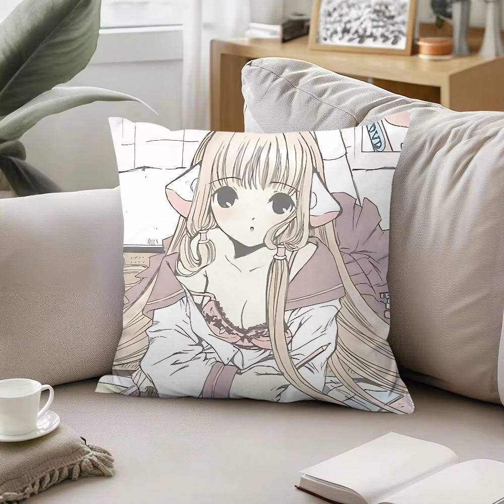 Милые Наволочки на Подушки Chobits Чехол на Подушку с Рисунком Подходит для Дивана Спальни Автомобиля