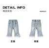 Mamimaka Summer New Product: Girls' Fashion Cowboy Seven Part Pants
