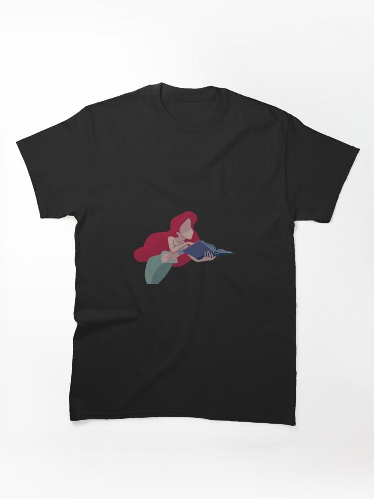The Little Mermaid Mermaid with her Book Classic T-Shirt