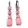 [R3243] - Pink 'Scarlett' Earrings - 5x1 Cm