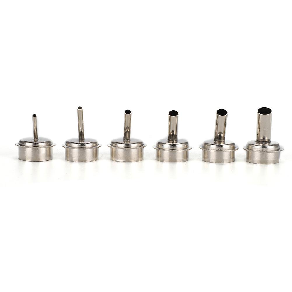 Набор для ремонта компьютера 6 шт. Сталь 3 мм 4 мм 5 мм 7 мм 8 мм 10 мм Воздушные насадки для термофена 861DW