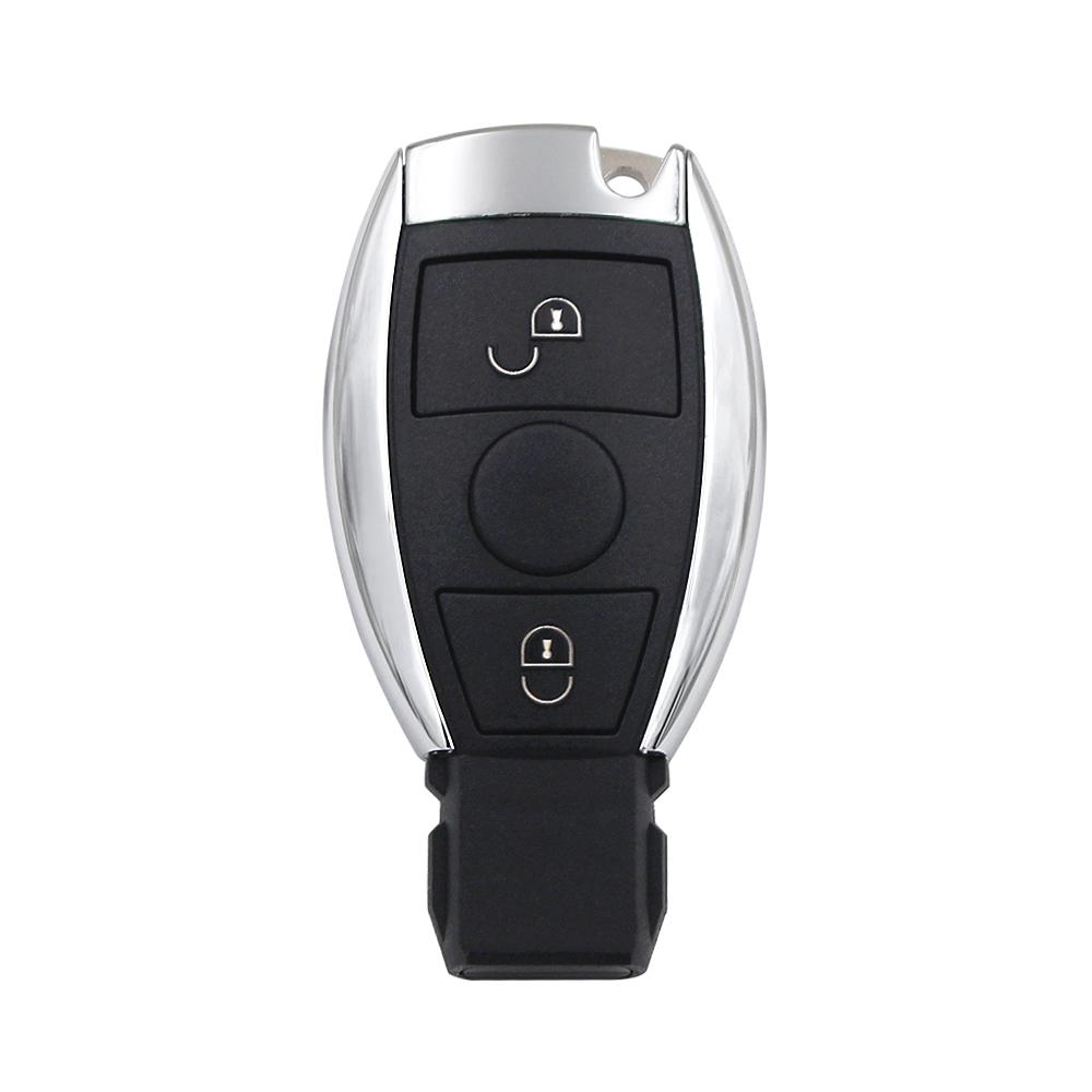 Ecusells 2 Button Smart Remote Car Key 315Mhz 433Mhz NEC BGA Style for A E S G CLK SLK ML Class 2000+ Uncut Blade
