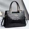 Women Patent Leather Handbag Fashion Satchel Bag Stylish Luxury Design Large Capacity Top Handle Shoulder Crossbody Bags