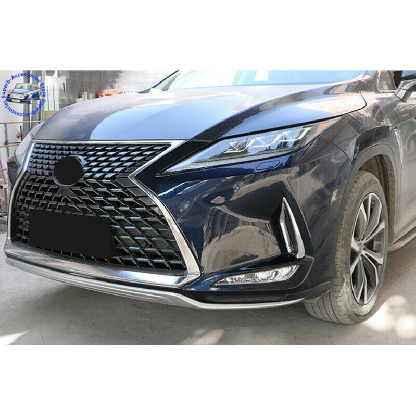 Для Lexus RX300 RX350 RX450h 2022 ABS хром передняя противотуманная фара рамка отделка автомобиля