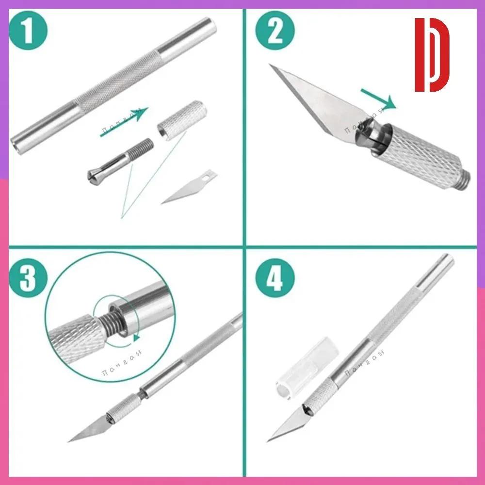 Blade for model knives, Blades for stationery knife scalpel, 100pcs