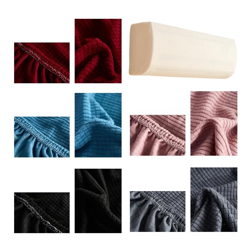 1 шт. пылезащитный чехол для кондиционера, однотонный, для домашнего декора, мягкий, настенный, защитный, легкоочищаемый, классический, пылезащитный чехол