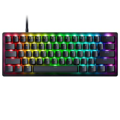 Аналоговая игровая клавиатура Razer Huntsman V3 Pro Mini с быстрым срабатыванием и регулируемым аналоговым оптическим переключателем, усилием нажатия 40G, английской раскладкой