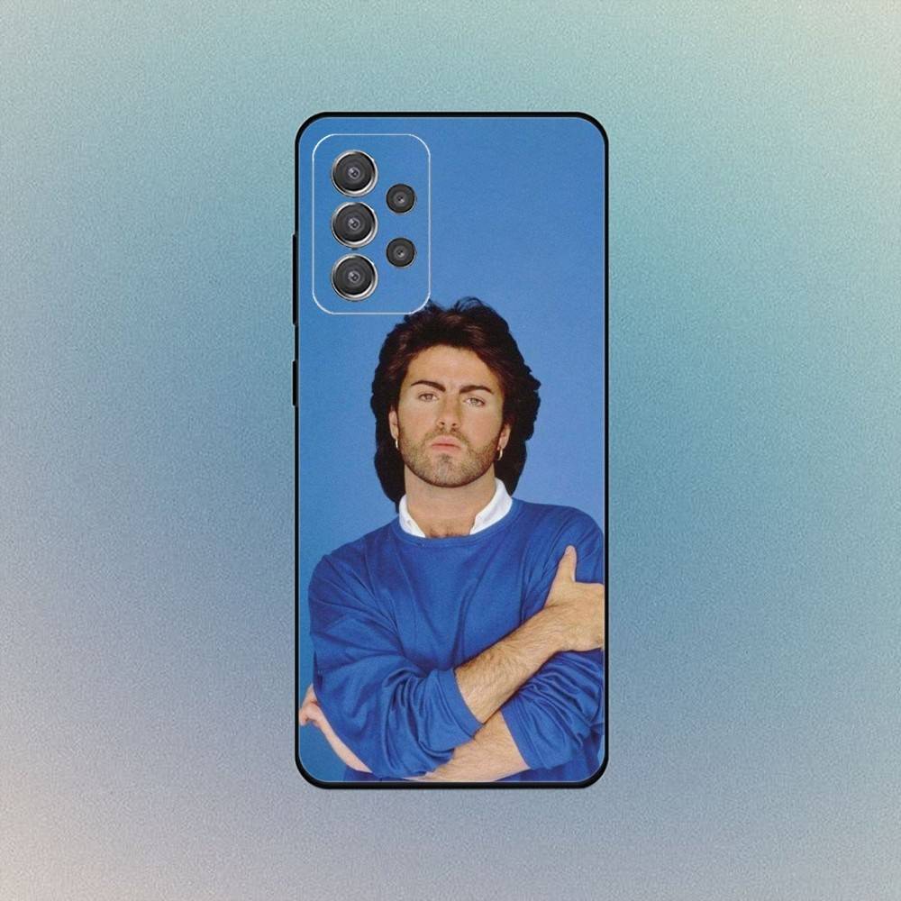 Чехол для телефона G-George Michael для Samsung S25, S24, S21, S22, S23, S30, Ultra, S20 Черный Мягкий Чехол