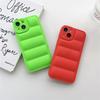 Матовый TPU чехол-пуховик от отпечатков пальцев для Apple iPhone 16, 14 Pro, 12, XR, 11