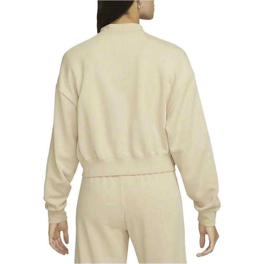 (WMNS) Nike Sportswear Oversized Cropped Full-Zip Jacket 'Beige' Women's FB7279-126