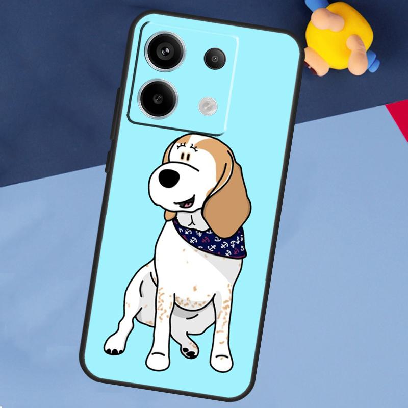 Чехол с собакой Бигль для Xiaomi Redmi Note 13 12 11 10 9 8 Pro 12S 11S 10S 9S 10A 9C 10C 12C 13C Задняя крышка