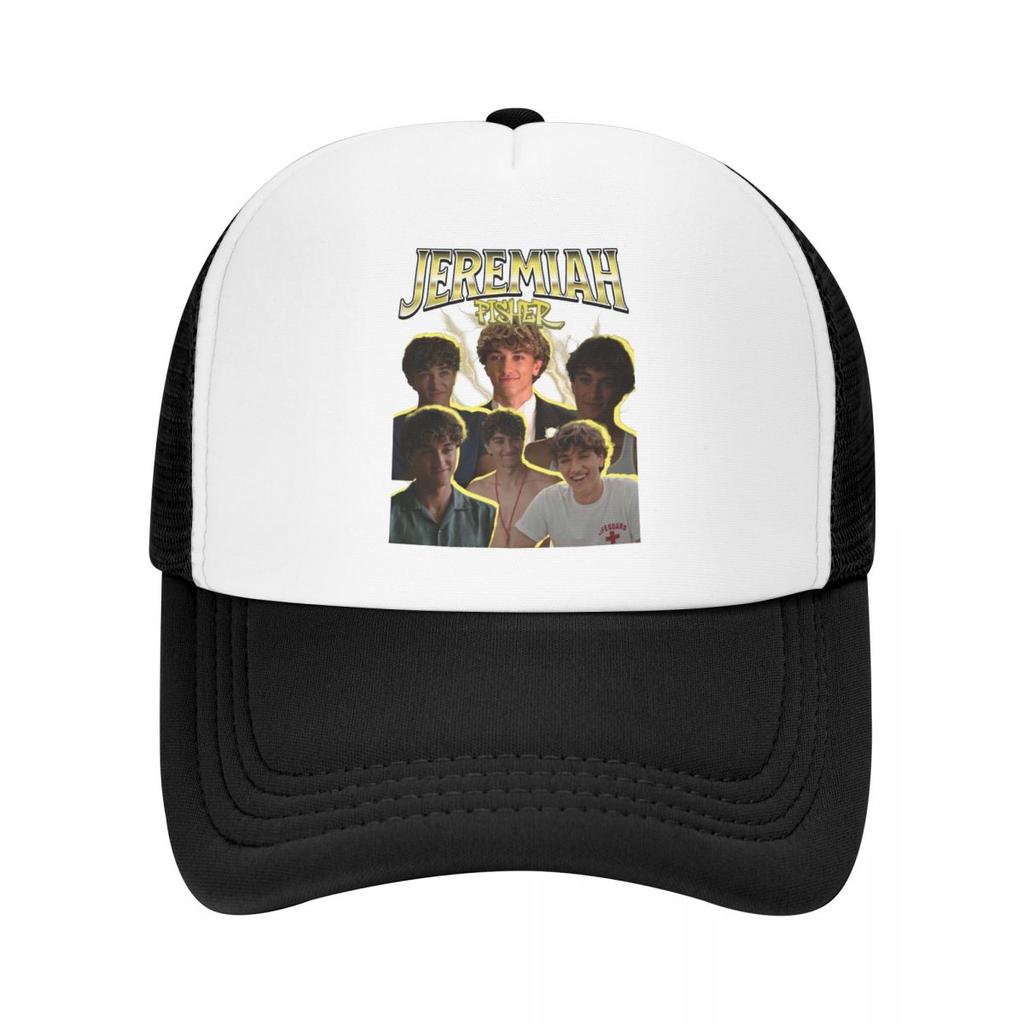 Jeremiah Fisher Vintage Meme Trending Baseball Caps Mesh Hats Adjustable Outdoor Adult Caps