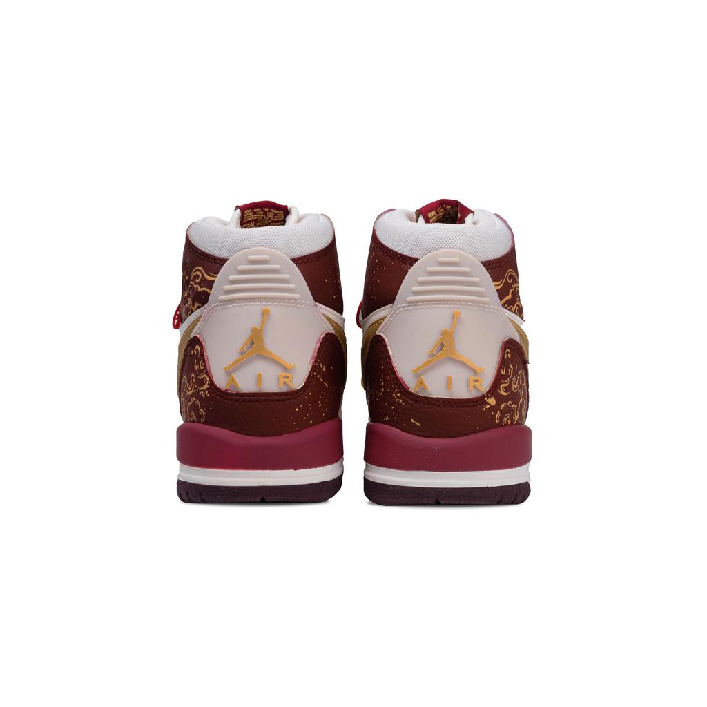 Jordan Legacy 312 Love Meets Its Time Abrasion Resistant Abrasion Resistant High top Basketball Shoes Women's Gold Red IB4914-161(Team691-)