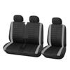 1+2 Heavy Duty Seat Covers Black Truck/Van Universal Car Seat Covers,for Renault Peugeot for Opel Vivaro for Nissan Primastar