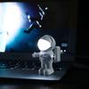 Творческий перезаряжаемый космонавт светодиодный USB-лампа ночной декор спальня инструмент